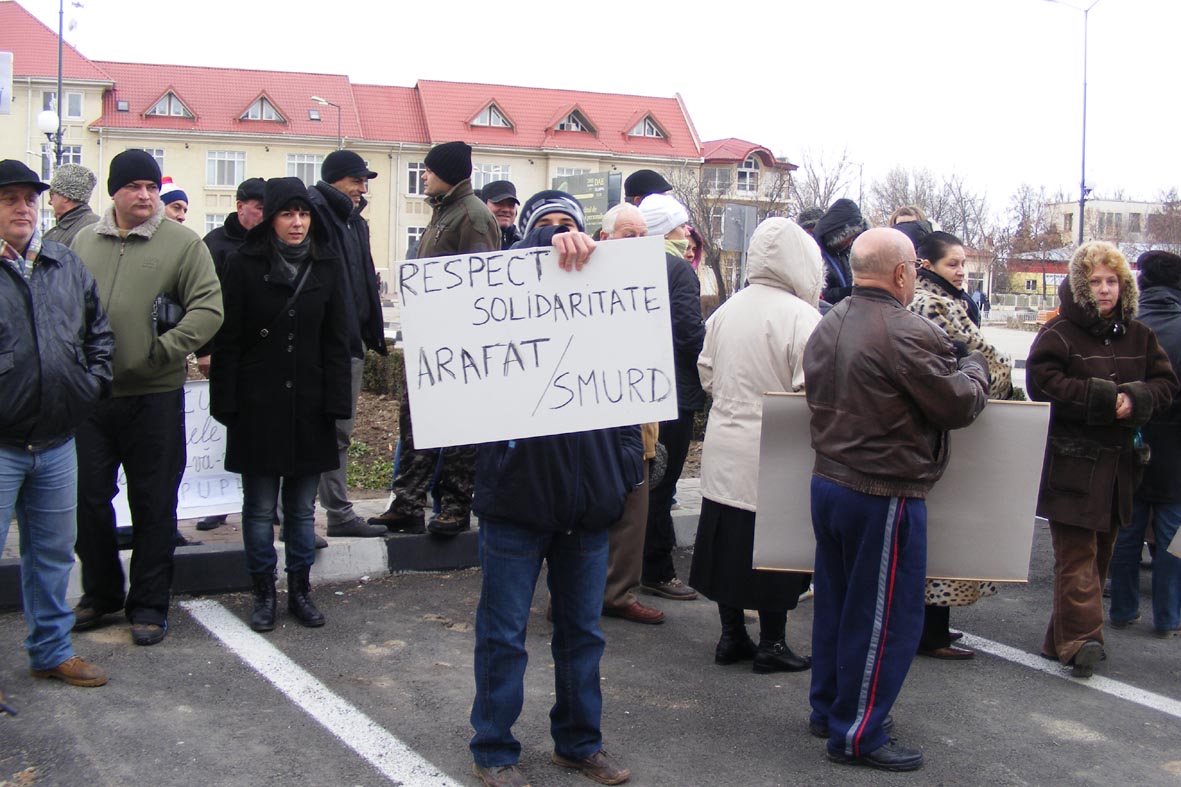 Duminica - Protest anemic la Giurgiu